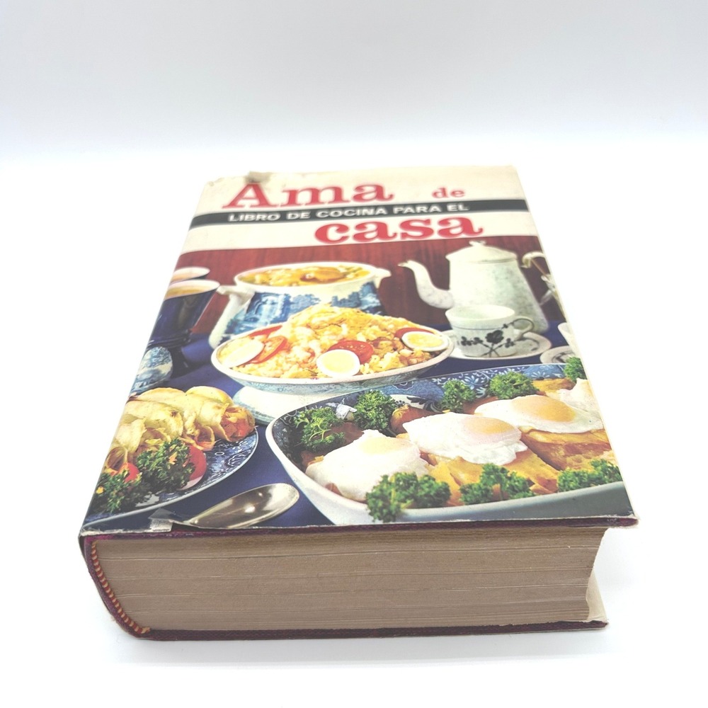Libro de Cocina Para El Ama de Casa 1978 Puerto Rico Spanish Cookbook Vintage